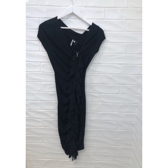 MICHAEL stars cascade ruffle front dress - Picture 4 of 7